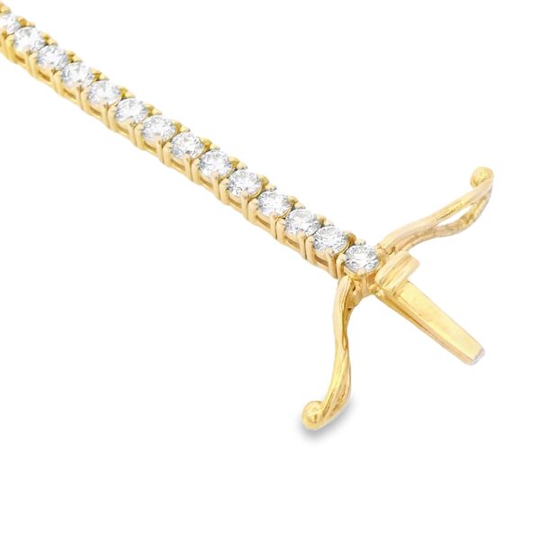 Yellow Gold Lab Grown Diamond Tennis Bracelet Monarch Jewelry Winter Park, FL