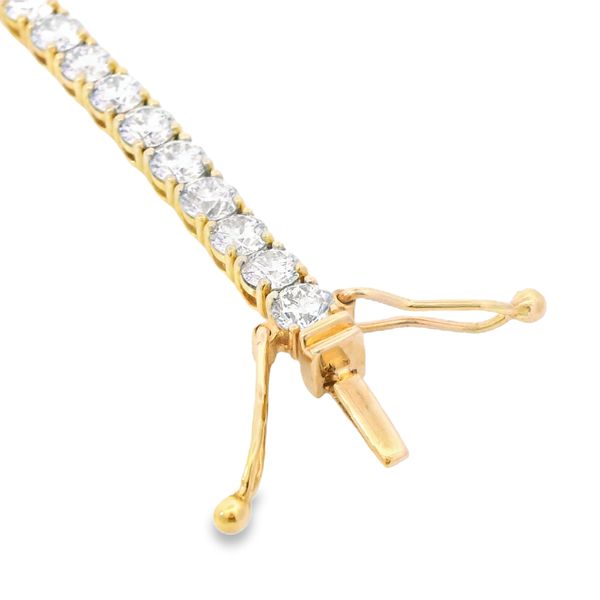 Yellow Gold Lab Grown Diamond Tennis Bracelet Monarch Jewelry Winter Park, FL