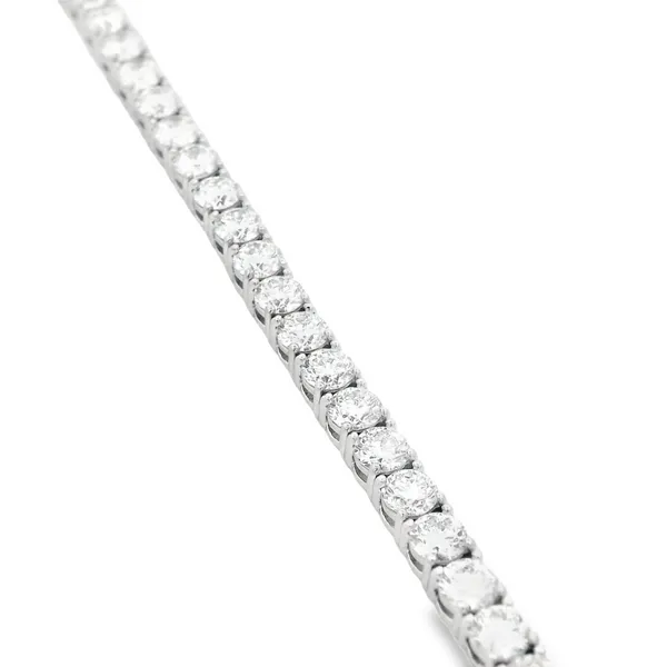 14Karat White Gold Lab Grown Diamond Tennis Bracelet Monarch Jewelry Winter Park, FL