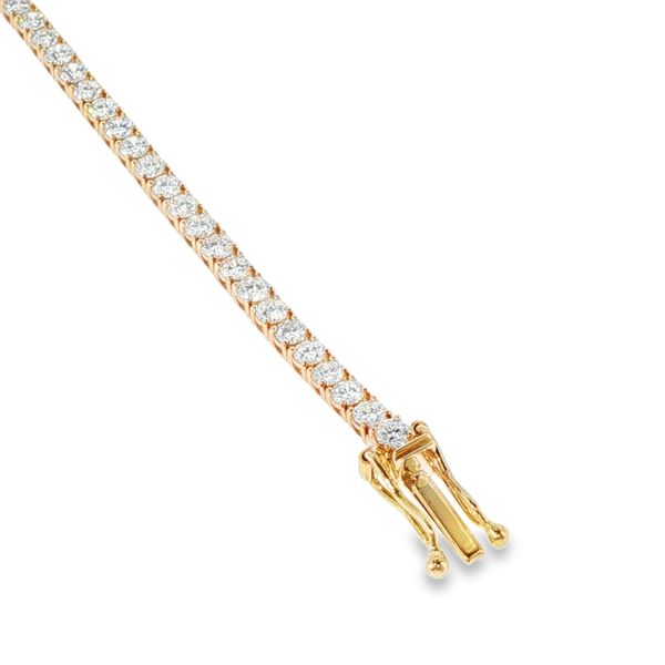 14K Yellow Gold Lab Grown Diamond Tennis Bracelet Monarch Jewelry Winter Park, FL