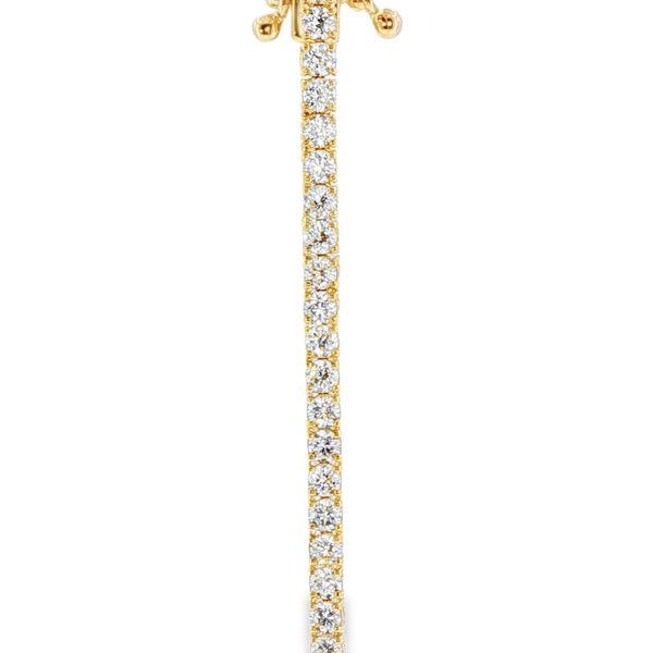 14K Yellow Gold Lab Grown Diamond Tennis Bracelet Image 3 Monarch Jewelry Winter Park, FL