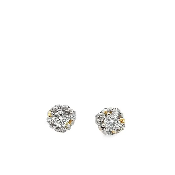 Lab grown diamon earring cluster with 0.50ct diamonds 850-00141 Monarch Jewelry Winter Park, FL
