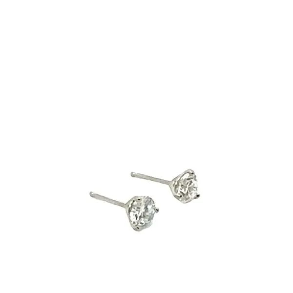1cttw Round Lab Grown Diamond Studs 860-00199 Image 3 Monarch Jewelry Winter Park, FL