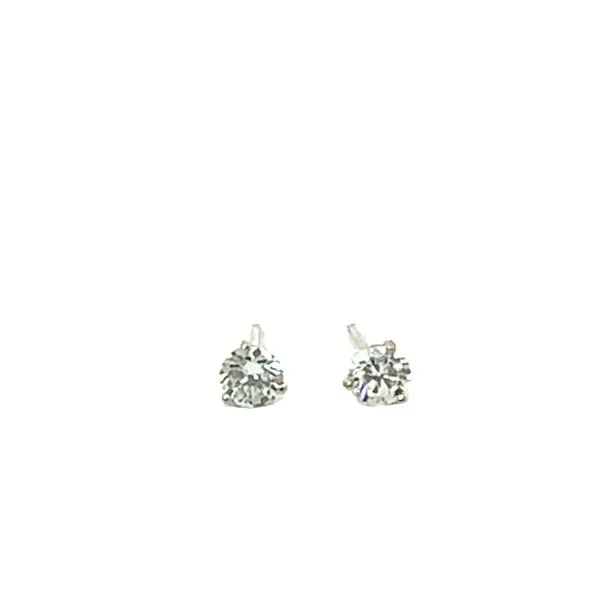 1cttw Round Lab Grown Diamond Studs 860-00199 Monarch Jewelry Winter Park, FL