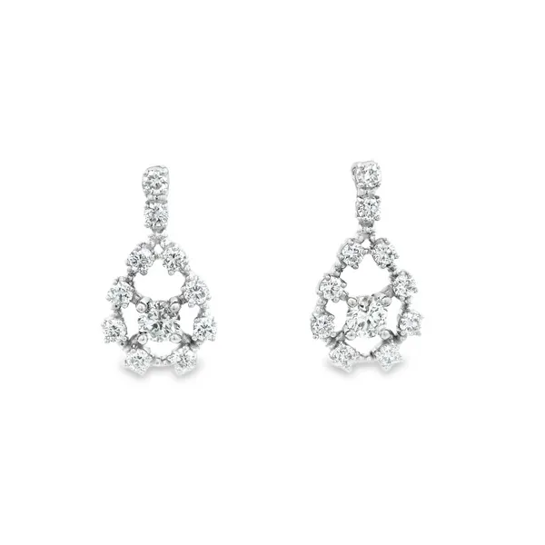 14K White Gold Lab Grown Diamond Earrings Monarch Jewelry Winter Park, FL