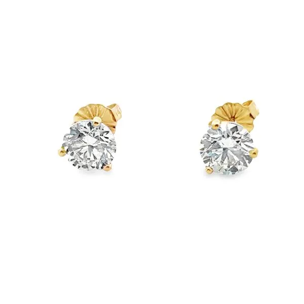 2.18ctw Round Lab Grown Diamond Studs 860-00205 similar item image
