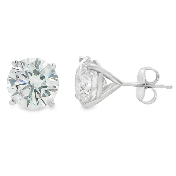 14Karat White Gold Lab Grown Diamond Stud Earrings Monarch Jewelry Winter Park, FL
