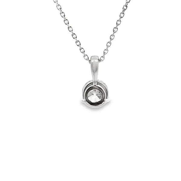 0.63ct Round Lab Grown Diamond Solitaire Pendant 880-00084 Image 3 Monarch Jewelry Winter Park, FL