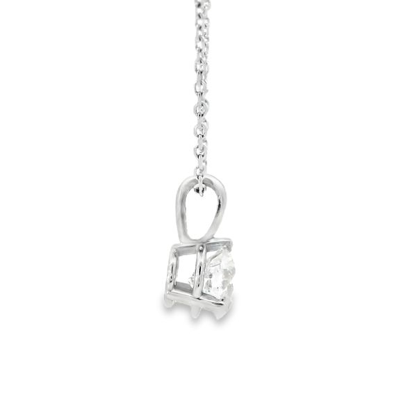 0.63ct Round Lab Grown Diamond Solitaire Pendant 880-00084 Image 4 Monarch Jewelry Winter Park, FL