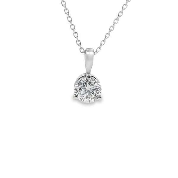 0.63ct Round Lab Grown Diamond Solitaire Pendant 880-00084 Monarch Jewelry Winter Park, FL