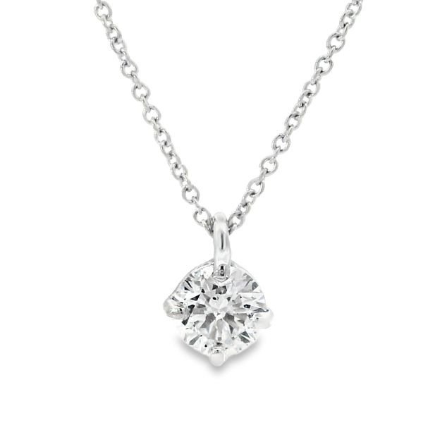 14K White Gold Lab Grown Diamond Necklace Image 2 Monarch Jewelry Winter Park, FL