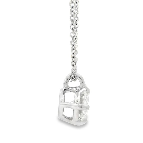 14K White Gold Lab Grown Diamond Necklace Image 4 Monarch Jewelry Winter Park, FL