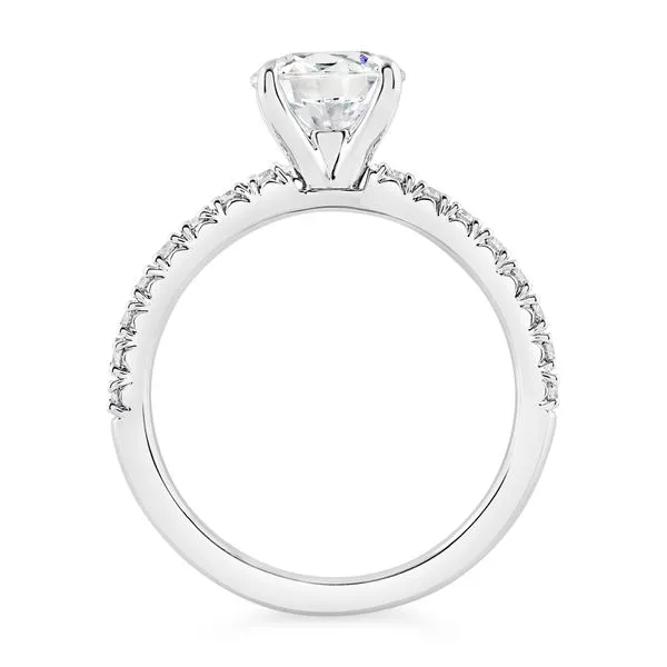 LABGROWN Diamond Engagement Ring Image 3 Moore Jewelers Laredo, TX