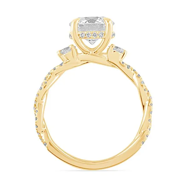LABGROWN Diamond Engagement Ring Image 3 Moore Jewelers Laredo, TX