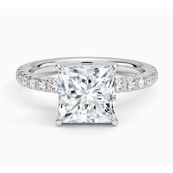 14K White Gold Labgrown Diamond Engagement Ring Moore Jewelers Laredo, TX