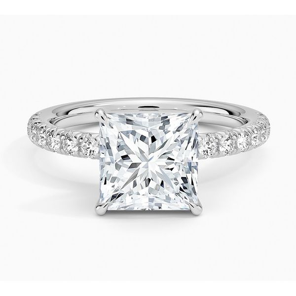 14K White Gold Labgrown Diamond Engagement Ring Moore Jewelers Laredo, TX