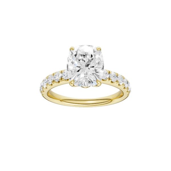 14K Yellow Gold Lab Grown Diamond Engagement Ring Moore Jewelers Laredo, TX