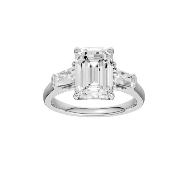 14K White Gold Lab Grown Diamond Engagement Ring Moore Jewelers Laredo, TX