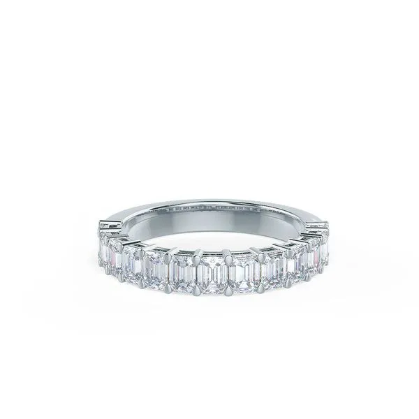 14K White Gold Diamond Anniversary Wedding Band Moore Jewelers Laredo, TX