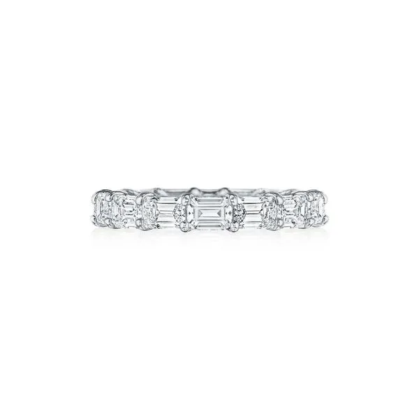 14K White Gold Half Anniversary Wedding Band Moore Jewelers Laredo, TX