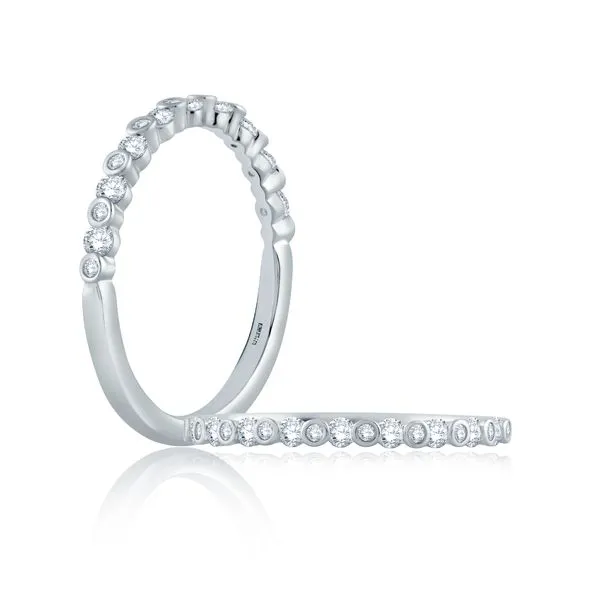 14K Yellow Gold Half Anniversary Diamond Wedding Band Moore Jewelers Laredo, TX