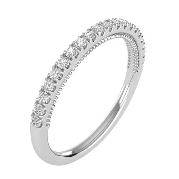 18K White Anniversary Wedding Band Moore Jewelers Laredo, TX