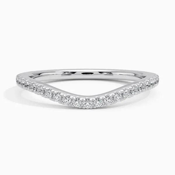 14K White Gold Diamond Wedding Band Moore Jewelers Laredo, TX