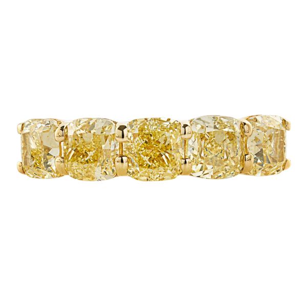 18K Yellow Gold Cushion Cut Diamonds Moore Jewelers Laredo, TX