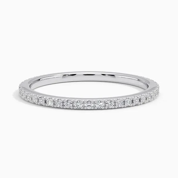 14K White Gold Diamond Wedding Band 00111001202 Moore Jewelers