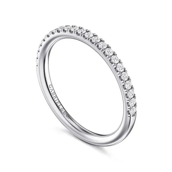 14K White Gold Half Anniversary Wedding Band Moore Jewelers Laredo, TX
