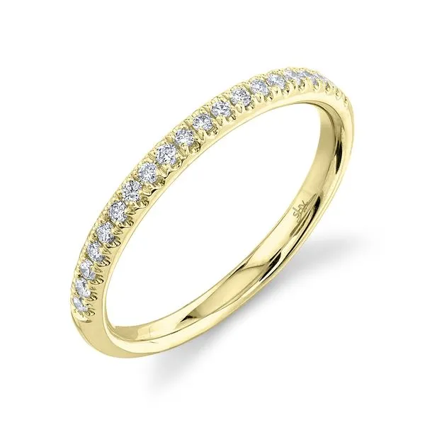 14K Yellow Gold Half Anniversary Wedding Band Moore Jewelers Laredo, TX
