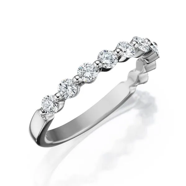 White Gold Half Anniversary Wedding Band Moore Jewelers Laredo, TX