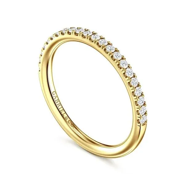 14K Yellow Gold Half Anniversary Wedding Band Moore Jewelers Laredo, TX