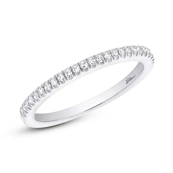 14K White Gold Half Anniversary Wedding Band Moore Jewelers Laredo, TX