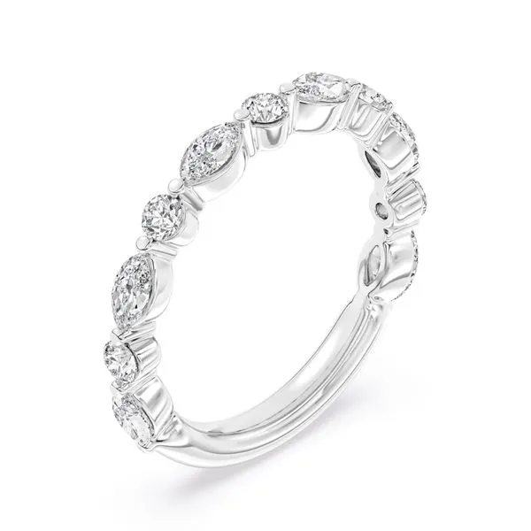 Lab Grown Diamond Wedding Band Image 2 Moore Jewelers Laredo, TX