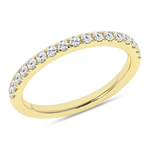 14K White Gold Half Anniversary Diamond Wedding Band Moore Jewelers Laredo, TX