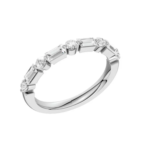 LABGROWN Diamond Wedding Band Image 2 Moore Jewelers Laredo, TX