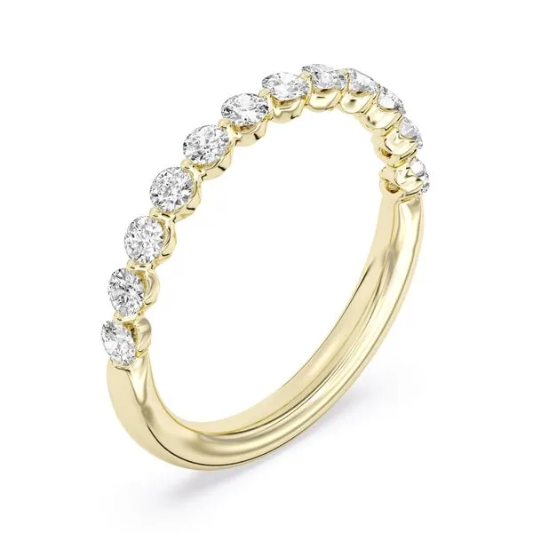 Lab Grown Diamond Wedding Band Image 2 Moore Jewelers Laredo, TX