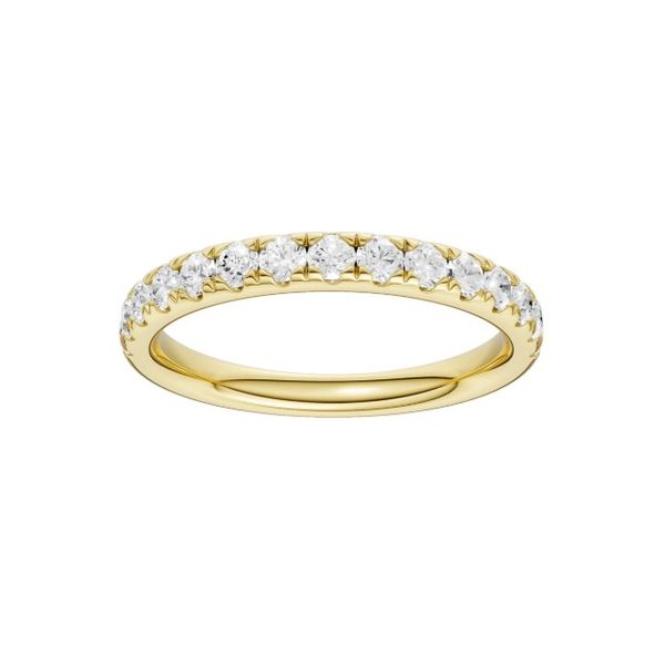 14K Yellow Gold Lab Grown Diamond Wedding Band Moore Jewelers Laredo, TX