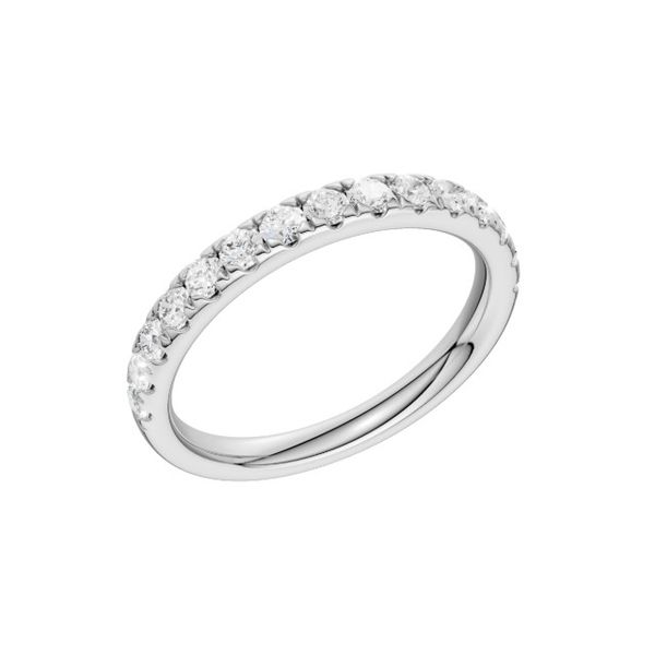 14K Yellow Gold Lab Grown Diamond Wedding Band Image 2 Moore Jewelers Laredo, TX