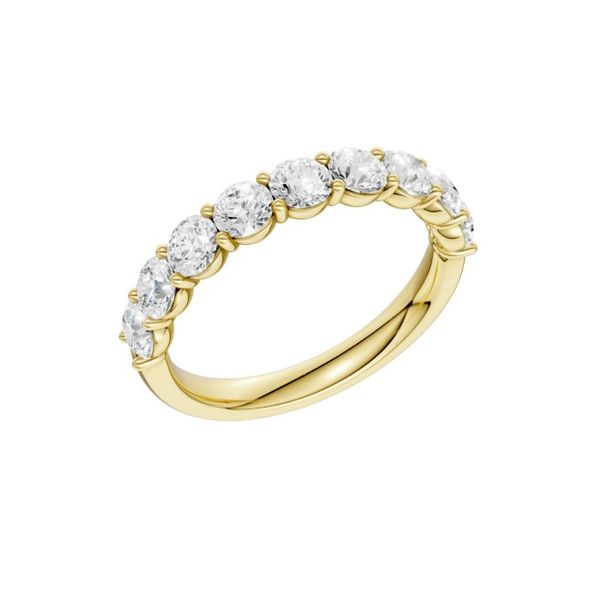 LABGROWN Diamond Wedding Band Image 2 Moore Jewelers Laredo, TX