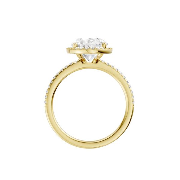 14K Yellow Gold Lab Grown Diamond Engagement Ring Image 3 Moore Jewelers Laredo, TX
