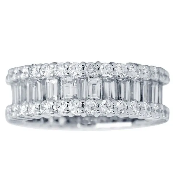 14K White Gold Diamond Eternity Band Moore Jewelers Laredo, TX