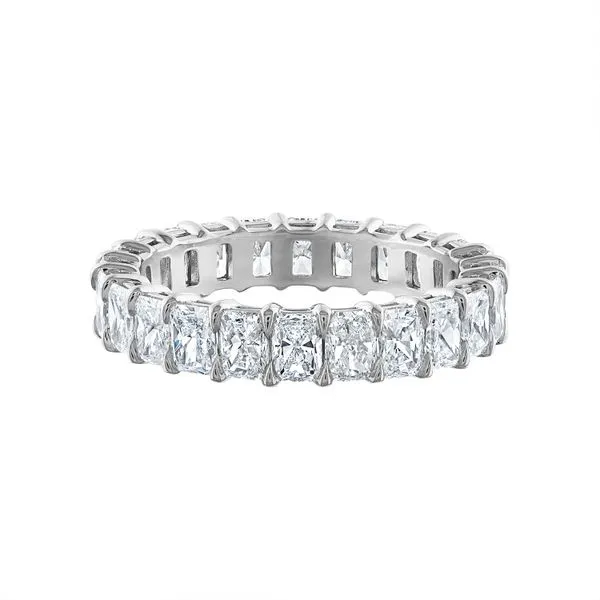 Platinum White Diamond Eternity Band Moore Jewelers Laredo, TX