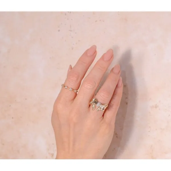 14K Yellow Gold Crown Set Diamond Fashion Ring Image 2 Moore Jewelers Laredo, TX