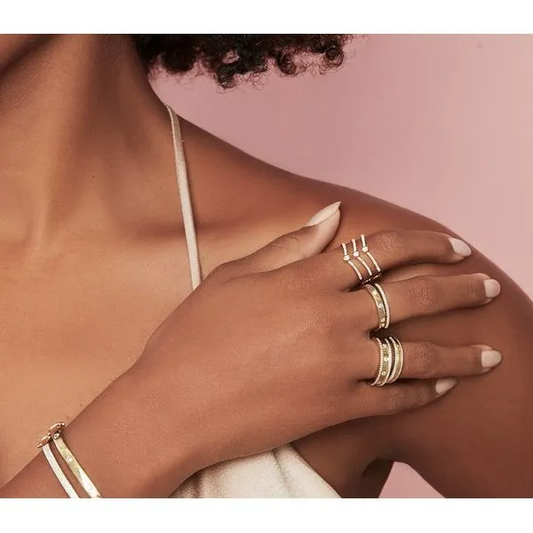 14K Yellow Gold Stackable Fashion Ring Image 2 Moore Jewelers Laredo, TX