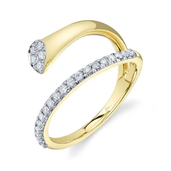 14K Yellow Gold Bypass Fashion Ring Moore Jewelers Laredo, TX