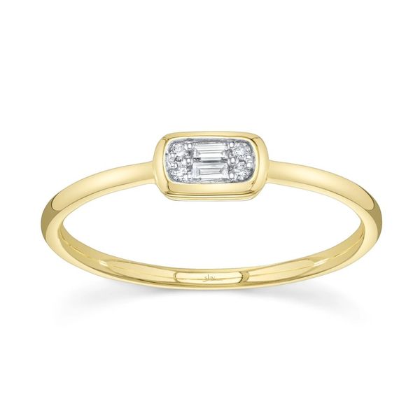 14K Yellow Gold Diamond Fashion Ring Image 2 Moore Jewelers Laredo, TX