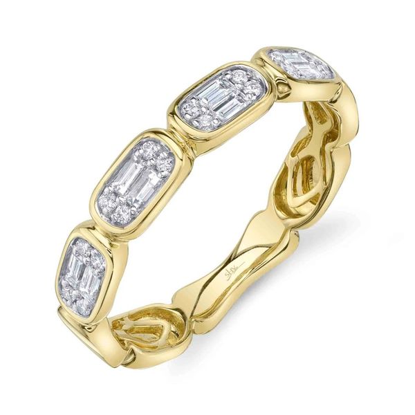 14K Gold Diamond Baguette Band Moore Jewelers Laredo, TX