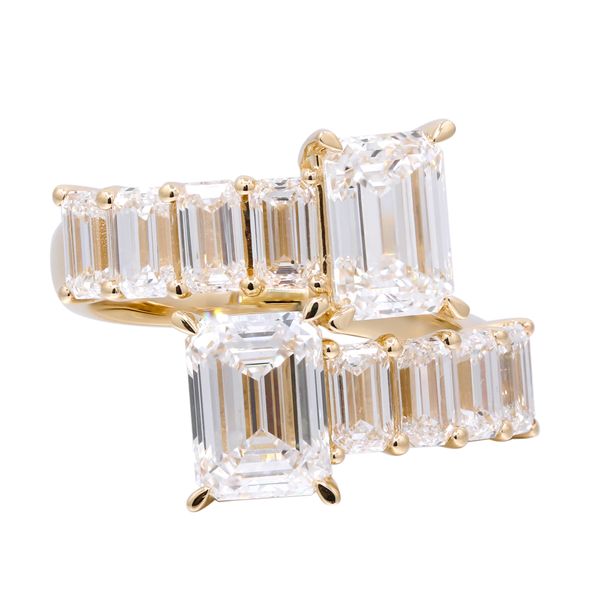 14K Yellow Gold Bypass Fashion Ring Moore Jewelers Laredo, TX